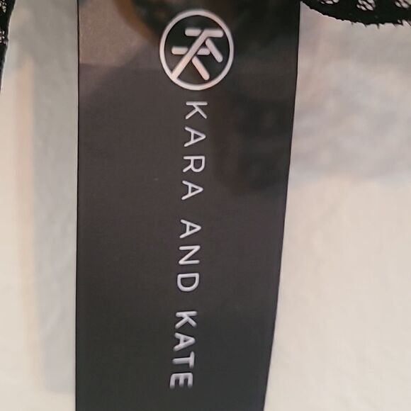 Kara & Kate Black Lacey Bra, Adjustable straps & 3 Hooks in Back,Size M & L,NWOT - Picture 4 of 6